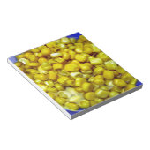 Gele corn notitieblok (Schuin)