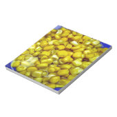 Gele corn notitieblok (Gedraaid)