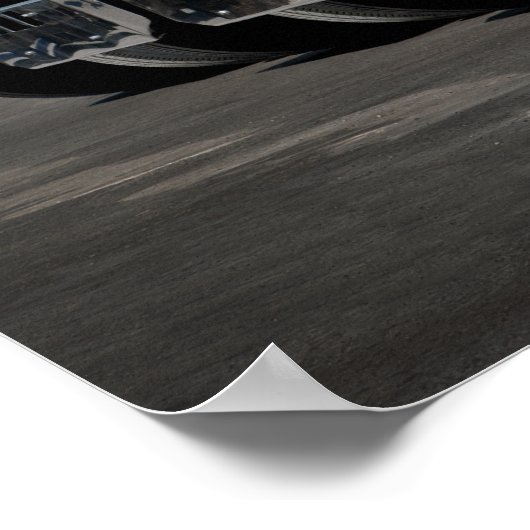 Gele Coronado Freightliners Poster (Hoek)