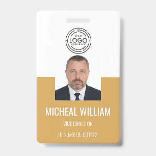 Gele Corporate ID-badge Badge