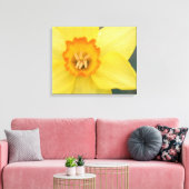 Gele Daffodil Canvas Print (Insitu (Woonkamer))