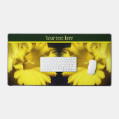 Gele Daffodil Flower Petals persoonlijk gepersonal Bureaumat (Keyboard & Muis)