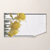 Gele Daffodil Flowers Garden Bath Towel Set Bad Handdoek (Handdoek)
