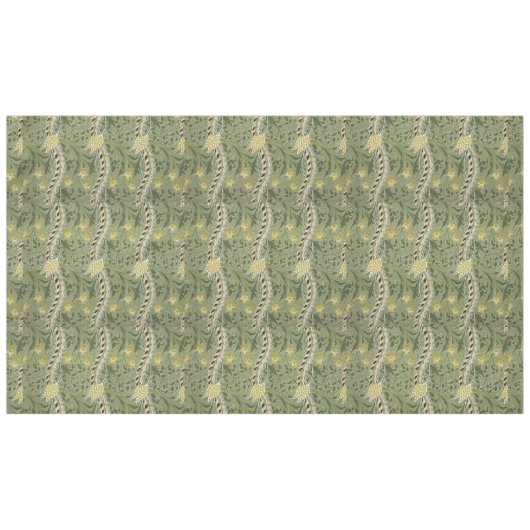 gele Daffodil met groen gebladerte Tafelkleed (Voorkant (Horizontaal))