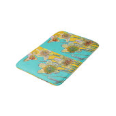 Gele Daffodil narcissen bloem bloemenaqua Badmat (Gekanteld)