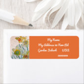 Gele Daffodil Waterverf Return Address Labels (Insitu)