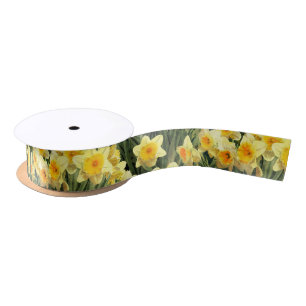 Gele Daffodils Floral Garden Lint