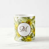 Gele daffodils Monogram mok (Center)