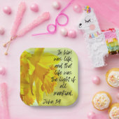 Gele Daffodils Papier Bord (Feest)