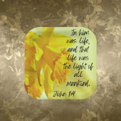 Gele Daffodils Papier Bord