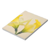 Gele daffodis notitieblok (Gedraaid)