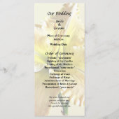 Gele Daglel Huwelijksbenodigdheden Programma (Voorkant)