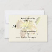 Gele Daglelie RSVP Kaartje (Voorkant)