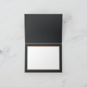 Gele Daisies Grey Achtergrond Dank u Kaart (Binnen)