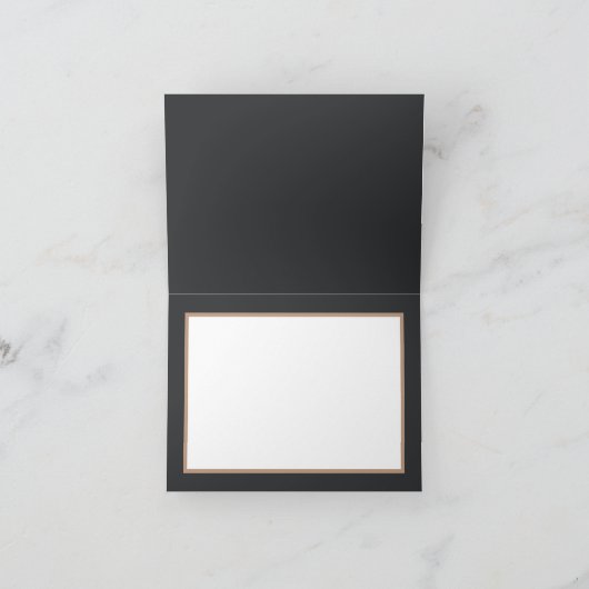 Gele Daisies Grey Achtergrond Dank u Kaart (Binnen)