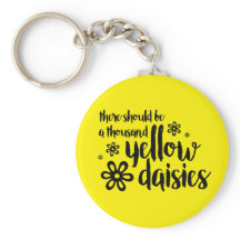 Gele Daisies Sleutelhanger