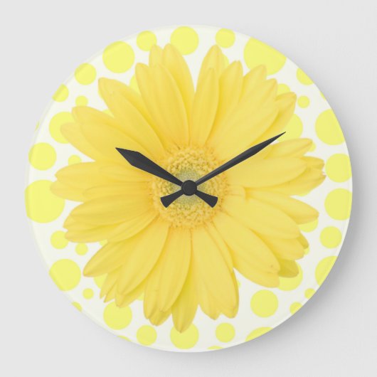 Gele Daisy klok (Voorkant)