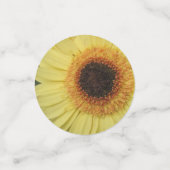 Gele Daisy Table Confetti (Kleine voorkant)