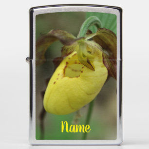 Gele dame Slipper Orchid Flower Personalized