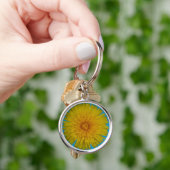 Gele Dandelion. Sleutelhanger (Hand)