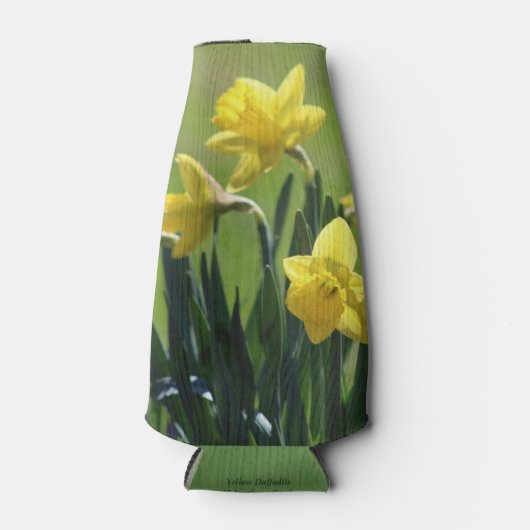Gele deaffodils flesjeskoeler (Voorkant)