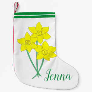 Gele deaffodils Spring Flowers Bunch Floral Kleine Kerstsok