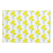 Gele deaffodils Spring Flowers Bunch Floral Kussensloop (Achterkant)