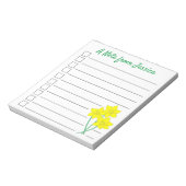 Gele deaffodils Spring Flowers Bunch Floral Notitieblok (Gedraaid)