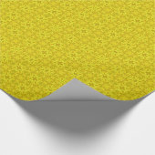 Gele decoratie cadeaupapier (Hoek)