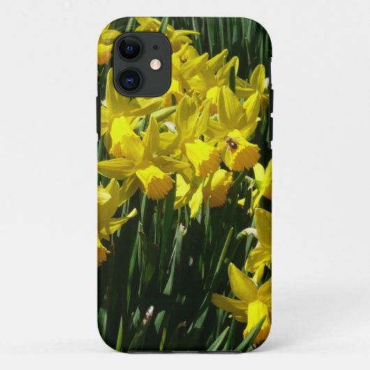 Gele deffodis ik Cheery Spring Flowers Case-Mate iPhone Case (Achterkant)