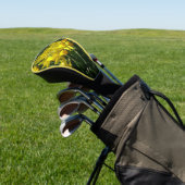Gele deffodis ik Cheery Spring Flowers Golfheadcover (Insitu)