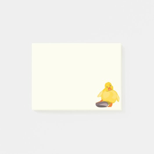 Gele dekletspraat post-it® notes (Voorkant)