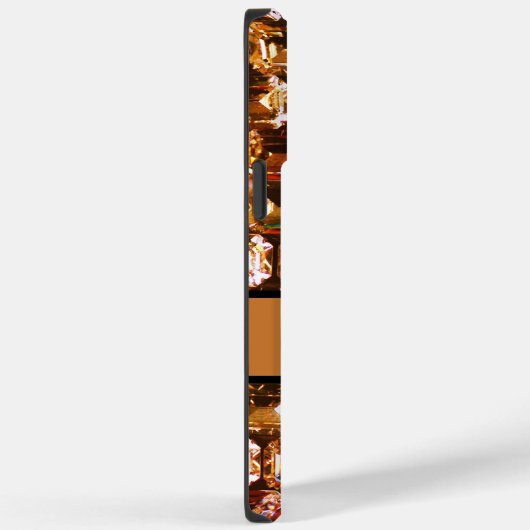 Gele diamanten, oranje diamanten, gemstone Case-Mate iPhone case (Achterkant / Rechts)