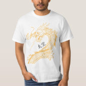 Gele draak t-shirt (Voorkant)