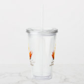 Gele Duck Verjaardag Acryl Tumbler Acryl Drinkbeker (Rechts)