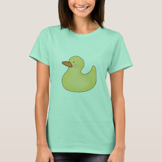 Gele Duckie T-shirts en cadeaus (Voorkant)