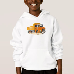 Gele Dump Truck Cartoon voor kinderen