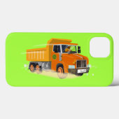Gele Dump Truck Cartoon voor kinderen Case-Mate iPhone Case (Achterkant (horizontaal))