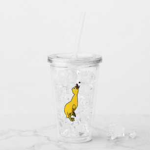 Gele eend Acryl Tumbler Drinkbeker
