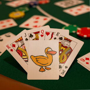 Gele Eend Pokerkaarten
