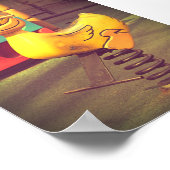 Gele Eend Speeltuinrit Poster (Hoek)