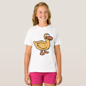 Gele Eend T-shirt (Voorkant volledig)
