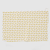 Gele eenden golfhanddoek (Horizontaal)