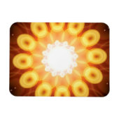 Gele eigeel in digitaal Abstract Magneet (Horizontaal)