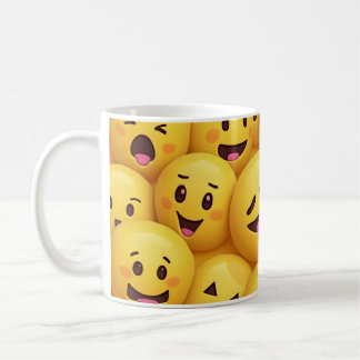 😊 Gele Emoji Cup – Sip met een glimlach! ☕💛 Koffiemok