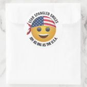 Gele Emoji Gezicht Stickers (Tas)