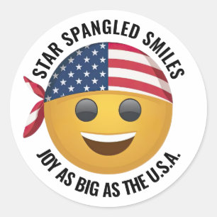 Gele Emoji Gezicht Stickers