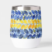 Gele en blauwe bladeren (Achterkant)