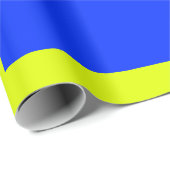 Gele en blauwe vierkanten cadeaupapier (Rol Hoek)