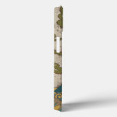 Gele en Blauwgroen Blauwe Vogel die op een Tak wor Case-Mate iPhone Case (Achterkant / Rechts)